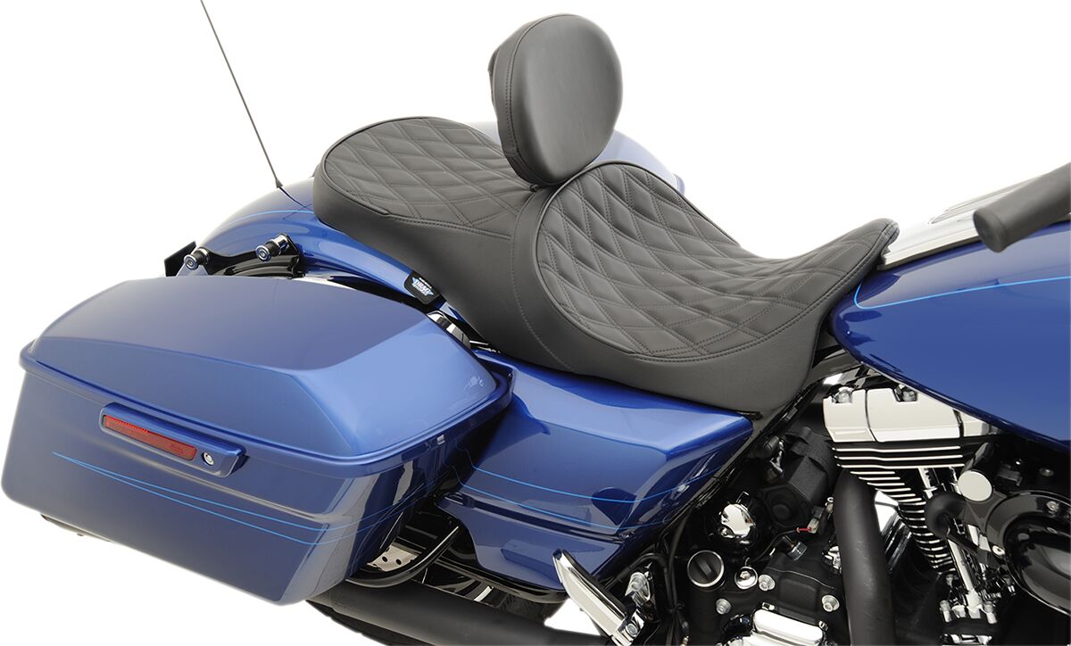Drag Specialties Seats Seat Low Profile Forward Positioning Touring With Ez Glide Ii™ Backrests Seat Drag Specialties