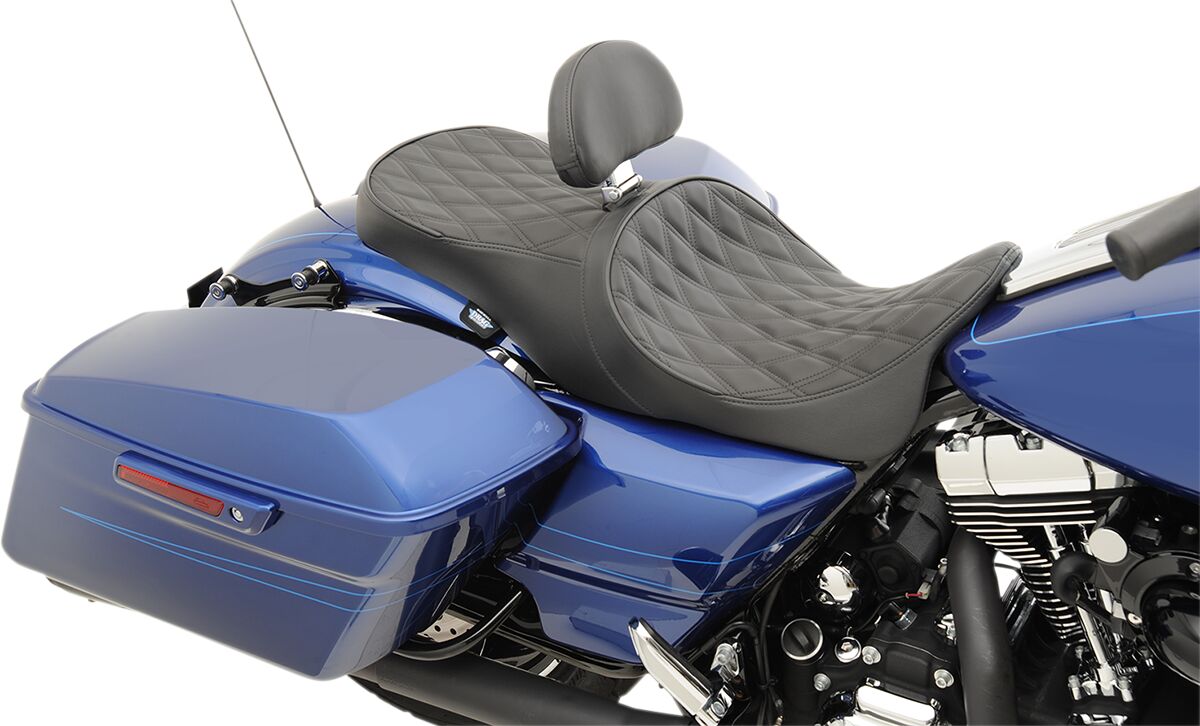 Drag Specialties Seats Seat Low Profile Forward Positioning Touring With Ez Glide Ii™ Backrests Seat Drag Specialties