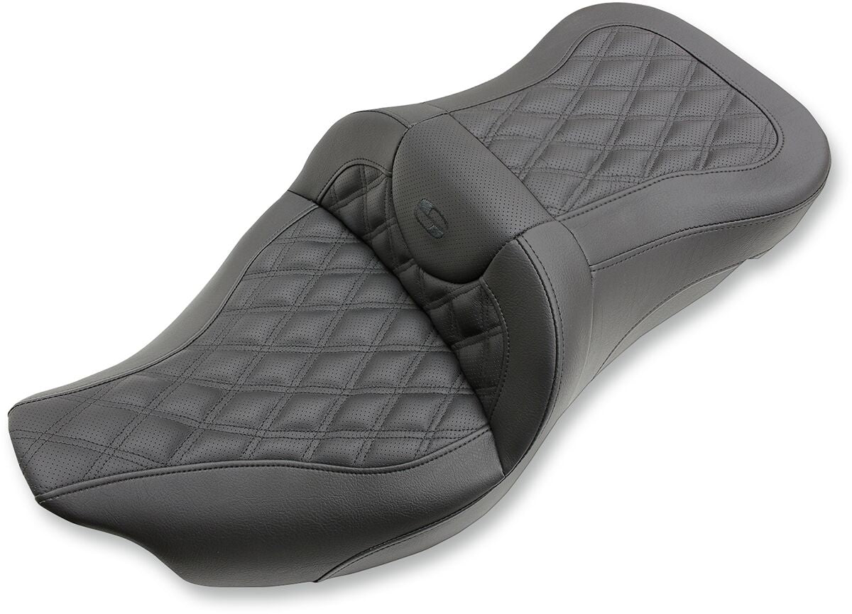 Extented Reach Roadsofa LS Without Driver's Backrest Seat - 08+ Touring Seat Saddlemen