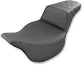 Step Up Rear LS Seat - 08+ Touring FLHR/FLHT/FLHX/FLTR Seat Saddlemen