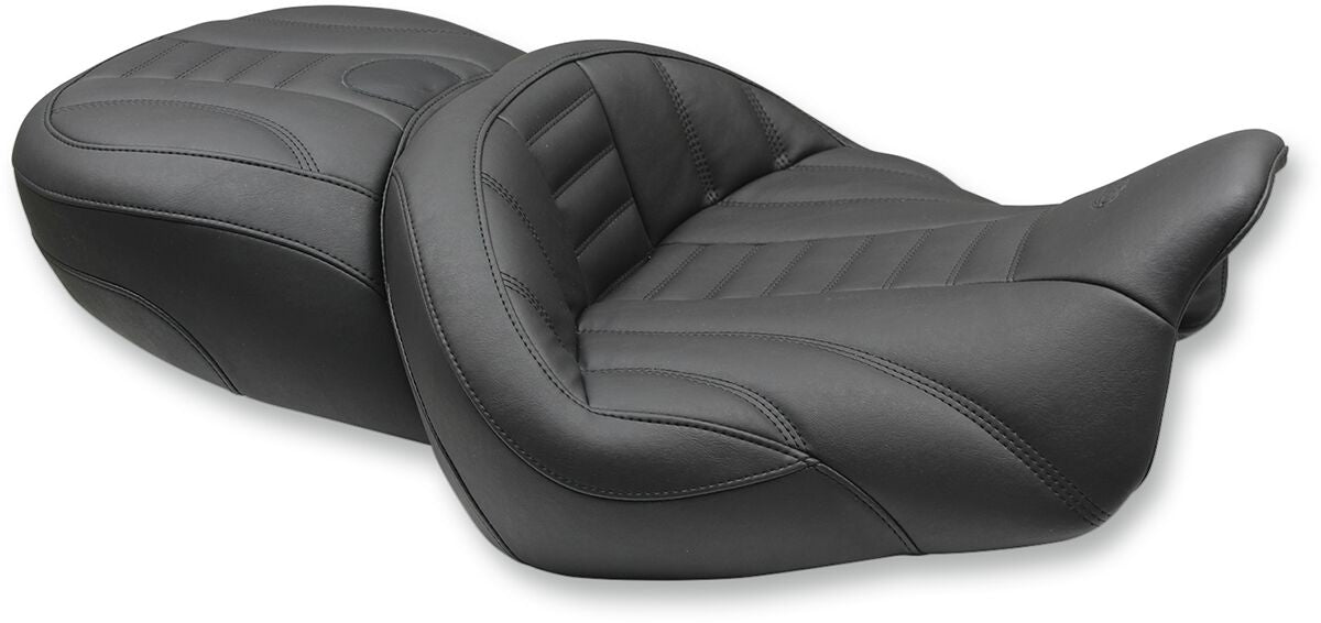 Mustang Seat One Piece Super Touring 2 Up Stitched Detailing With Driver Backrest Receiver Seat Mustang