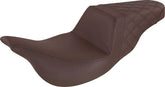 Saddlemen Seat Stepup Brn Rr Ls Flh SEATS-FOR HARLEY DRESSER/TOURI Saddlemen