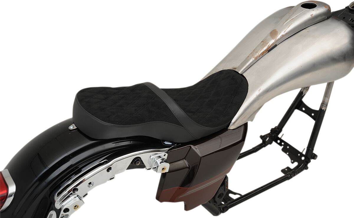 Drag Specialties Seats Seats Low Profile For Yaffe Razorback 6 Gal. Tank Seat Drag Specialties