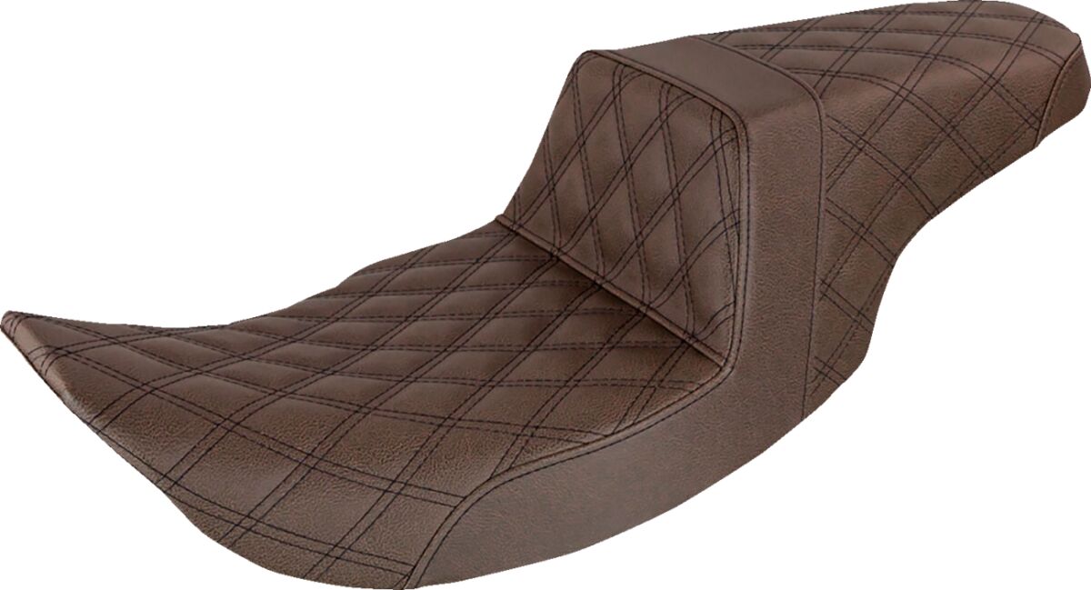 Saddlemen Seat Step Up Ls Brn SEATS-FOR HARLEY DRESSER/TOURI Saddlemen