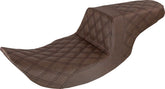 Saddlemen Seat Step Up Ls Brn SEATS-FOR HARLEY DRESSER/TOURI Saddlemen
