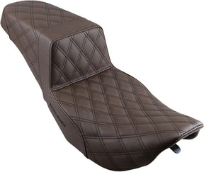 Saddlemen Seat Step Up Ls Brn SEATS-FOR HARLEY DRESSER/TOURI Saddlemen