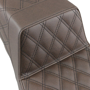Saddlemen Seat Step Up Ls Brn SEATS-FOR HARLEY DRESSER/TOURI Saddlemen