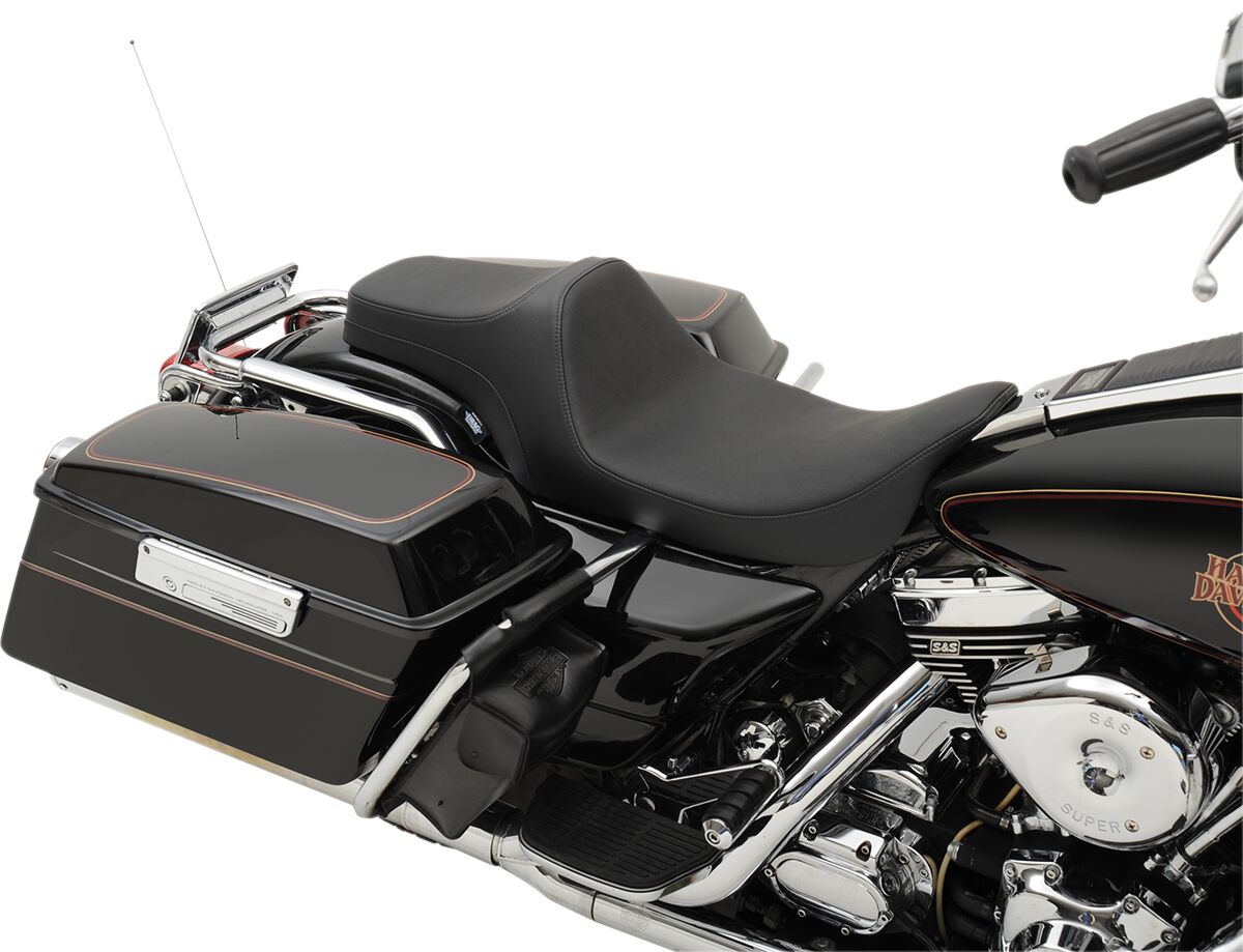 Drag Specialties Seats Seat Prediii Smth Vnyl Fl SEATS-FOR HARLEY DRESSER/TOURI Drag Specialties