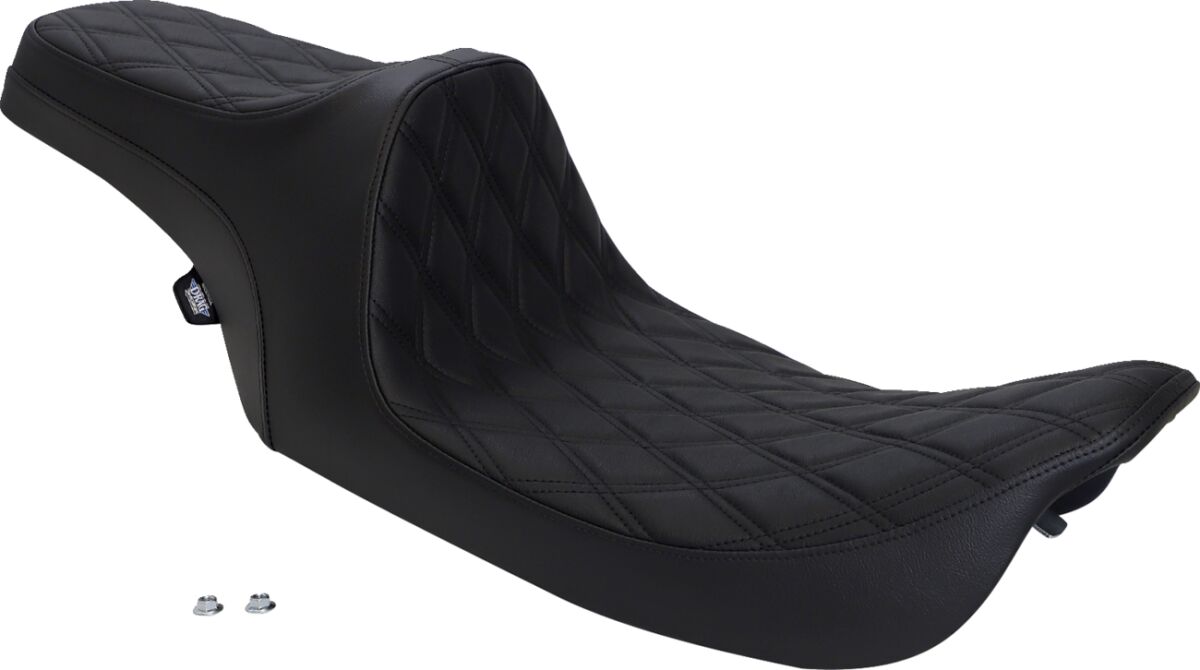Drag Specialties Seats Seat Predator Iii Double Dia SEATS-FOR HARLEY DRESSER/TOURI Drag Specialties