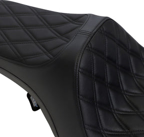 Drag Specialties Seats Seat Predator Iii Double Dia SEATS-FOR HARLEY DRESSER/TOURI Drag Specialties