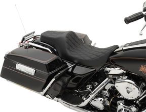 Drag Specialties Seats Seat Predator Iii Double Dia SEATS-FOR HARLEY DRESSER/TOURI Drag Specialties