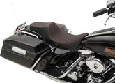 Drag Specialties Seats Seat Prediii Ddia Red Thr SEATS-FOR HARLEY DRESSER/TOURI Drag Specialties