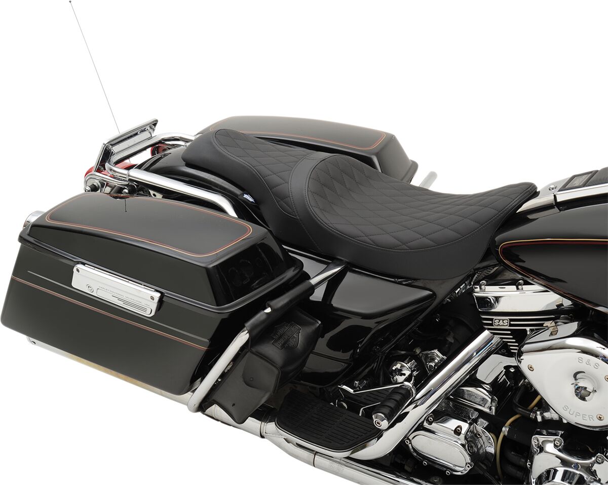 Drag Specialties Seats Seat Cablero Diam Fl97 07 SEATS-FOR HARLEY DRESSER/TOURI Drag Specialties Seats