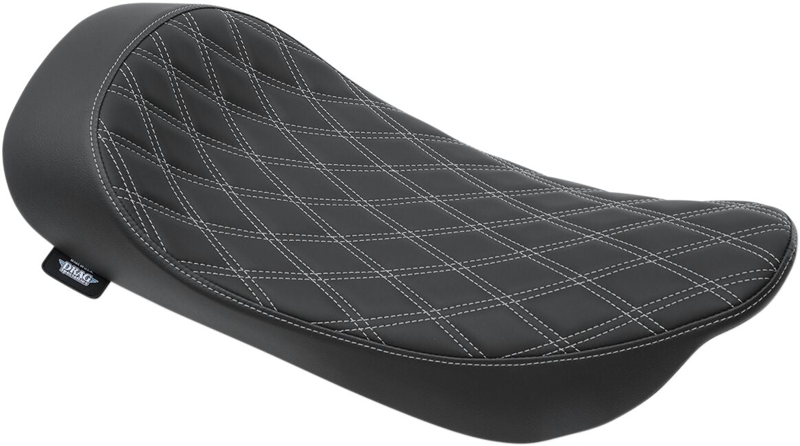 Drag Specialties Seats Seat Solo Dd Slvr Low 97 SEATS-FOR HARLEY DRESSER/TOURI Drag Specialties Seats