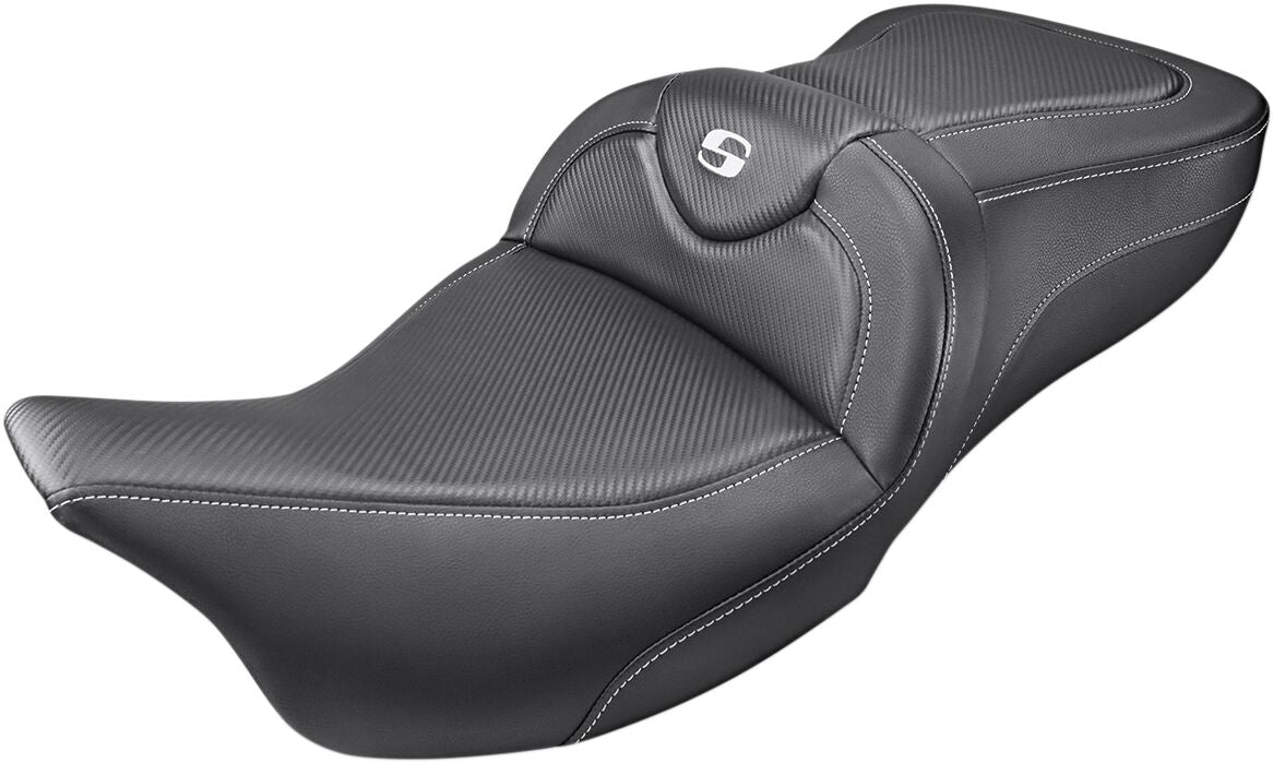 Roadsofa CF Without Driver's Backrest Seat - 08+ Touring Seat Saddlemen