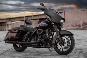 Heated Roadsofa LS Without Driver's Backrest Seat - 08+ Touring Seat Saddlemen