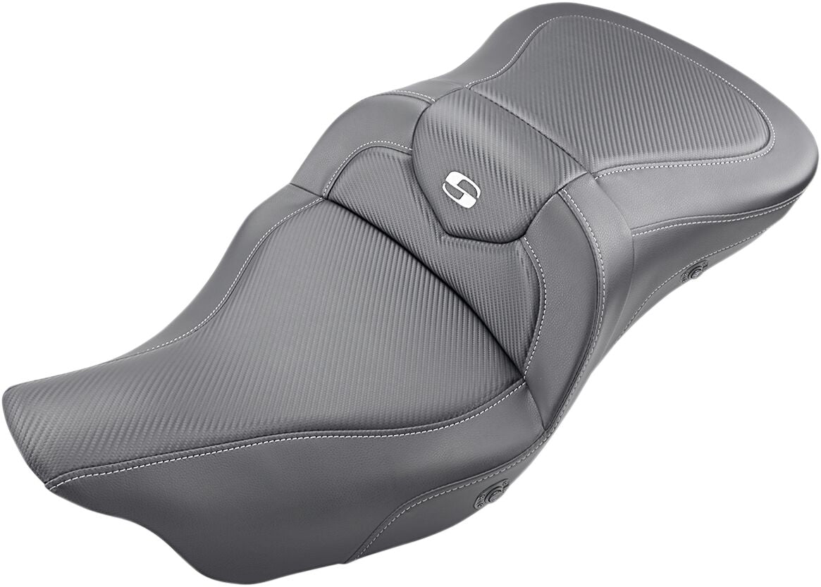 Extended Reach RoadSofa CF Without Driver's Backrest Seat - 08+ Touring Seat Saddlemen