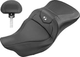 Roadsofa CF With Driver's Backrest Seat - 08+ Touring Seat Saddlemen
