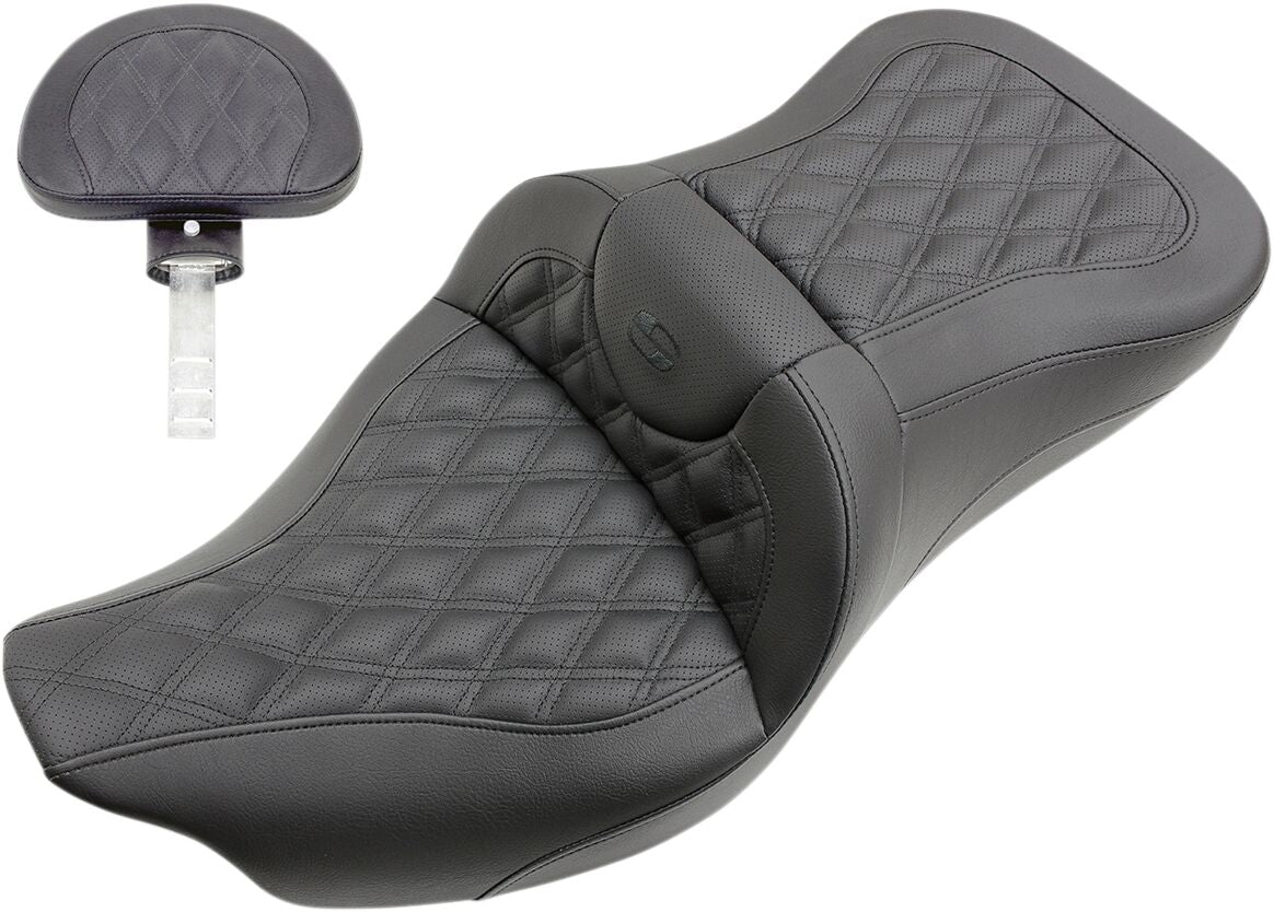 Saddlemen Roadsofa GT LS With Driver's Backrest - 08+ Trike Seat Saddlemen