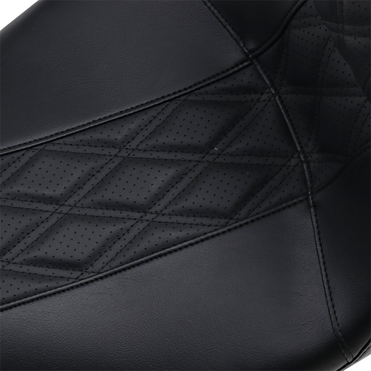 Le Pera Seat Ocast 2 Up Blk Br Flh SEATS-FOR HARLEY DRESSER/TOURI Le Pera