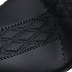 Le Pera Seat Ocast 2 Up Blk Br Flh SEATS-FOR HARLEY DRESSER/TOURI Le Pera