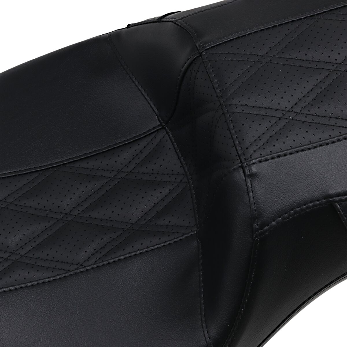 Le Pera Seat Ocast 2 Up Dll Bk Flh SEATS-FOR HARLEY DRESSER/TOURI Le Pera