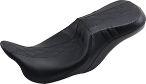 Le Pera Seat Ocast 2 Up Blk Dd Flh SEATS-FOR HARLEY DRESSER/TOURI Le Pera