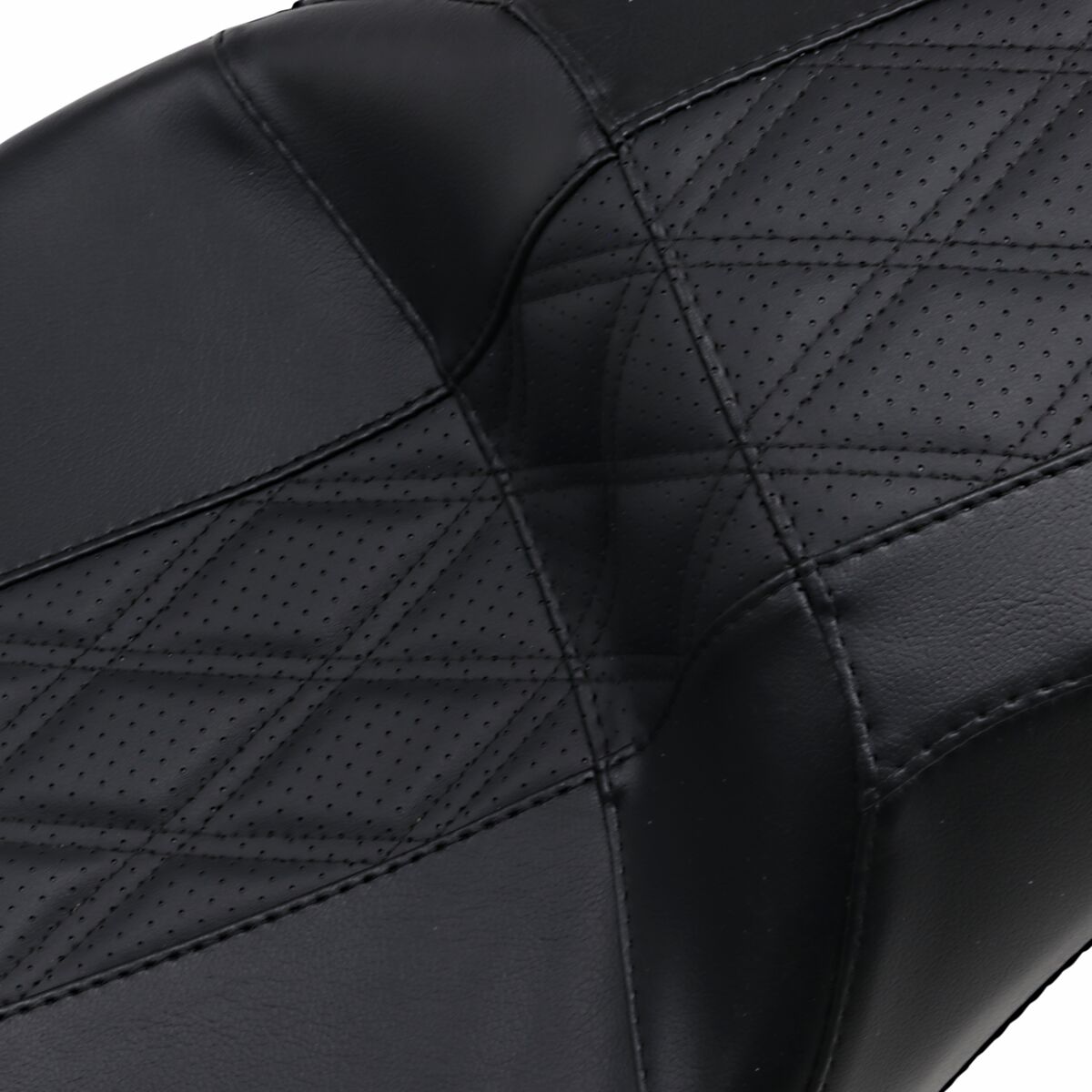 Le Pera Seat Ocast 2 Up Blk Dd Flh SEATS-FOR HARLEY DRESSER/TOURI Le Pera