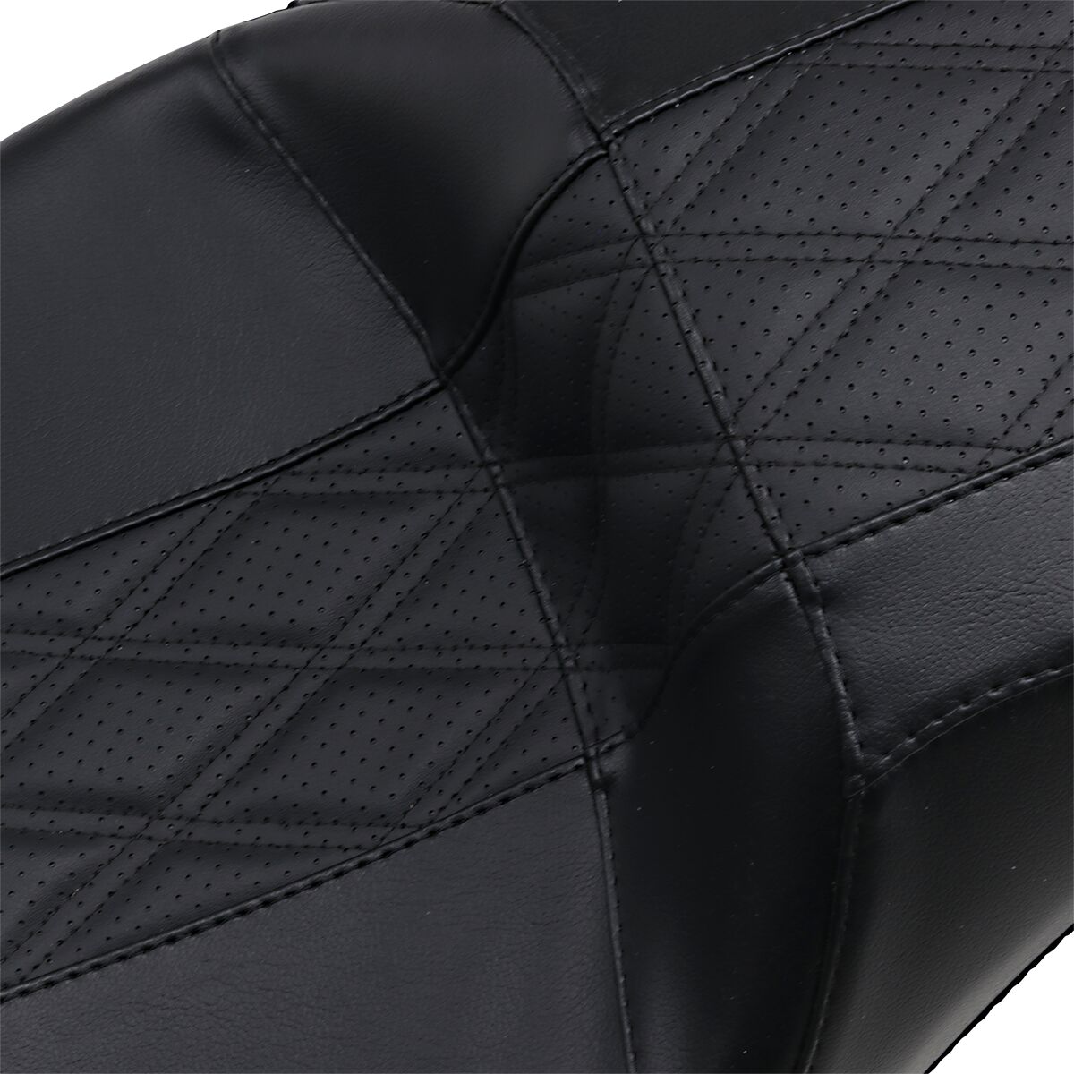 Le Pera Seat Ocast 2 Up Blk Dd Flh SEATS-FOR HARLEY DRESSER/TOURI Le Pera