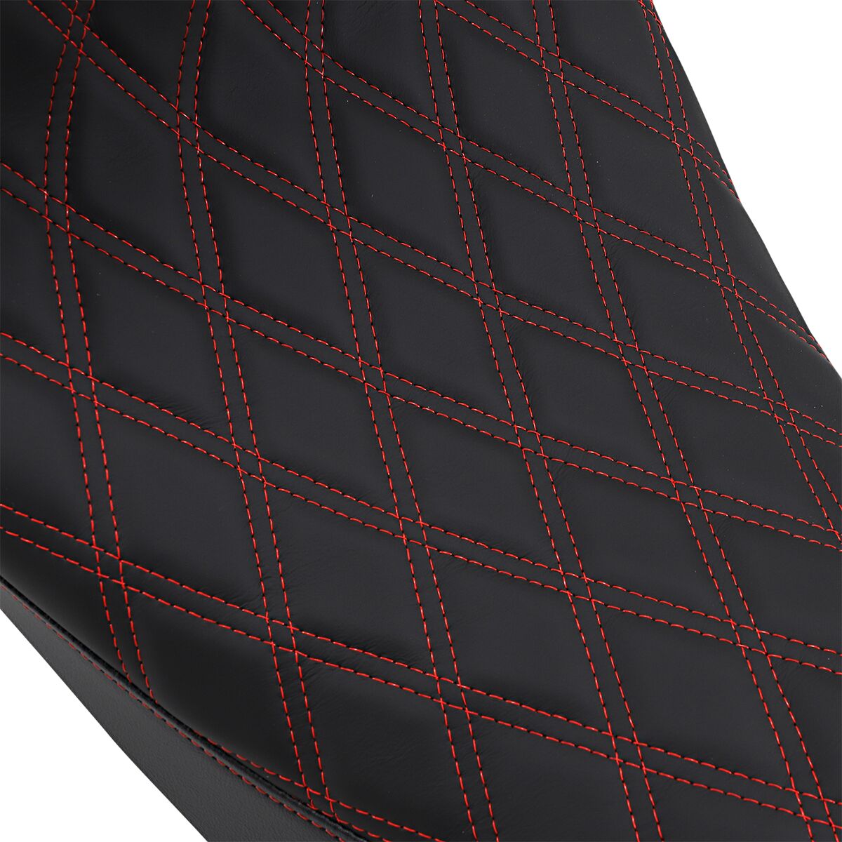 Drag Specialties Seats Seat Solo Frwdlow Diamred SEATS-FOR HARLEY DRESSER/TOURI Drag Specialties