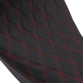 Drag Specialties Seats Seat Solo Frwdlow Diamred SEATS-FOR HARLEY DRESSER/TOURI Drag Specialties