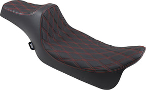 Drag Specialties Seats Seat Prediii Extnd Dd Red Seat Drag Specialties