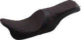 Drag Specialties Seats Seat 2 Up Frwd Pred Dd Red Seat Drag Specialties Seats