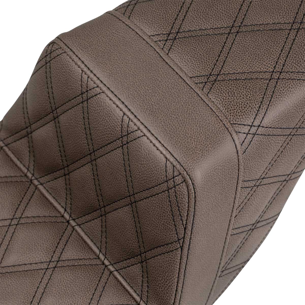 Step-Up Full LS Extended Reach Seat, Brown - 08+ Touring Seat Saddlemen