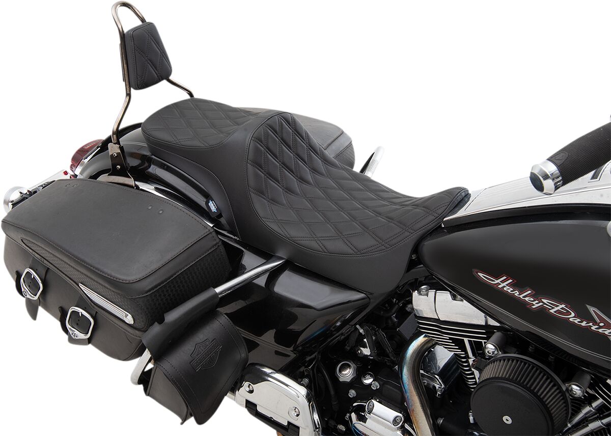 Drag Specialties Seats Seat Pred Iii 2 Up Ddiablk Seat Drag Specialties
