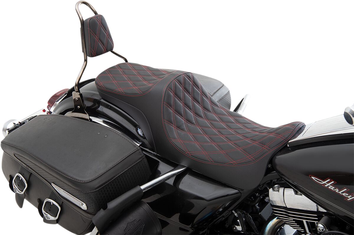 Drag Specialties Seats Seat Pred Iii 2 Up Ddiared Seat Drag Specialties