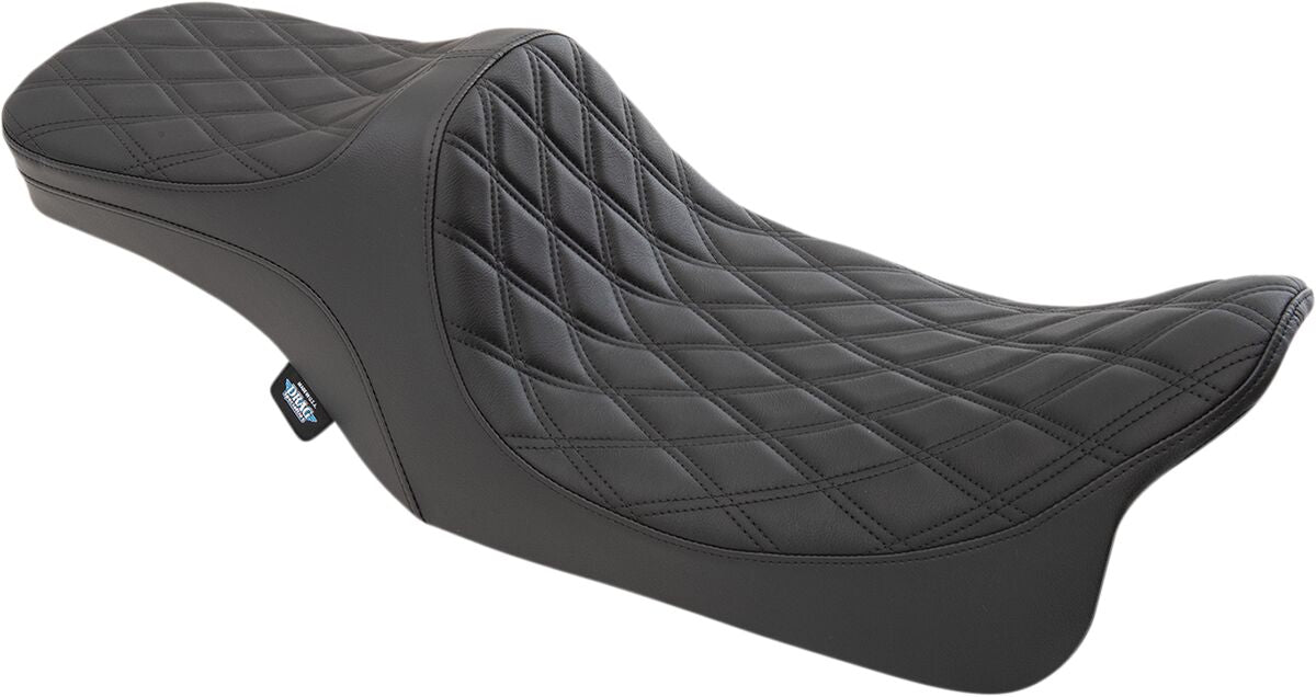 Drag Specialties Seats Seat Pred Iii Ddia Blk Vn SEATS-FOR HARLEY DRESSER/TOURI Drag Specialties