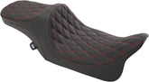 Drag Specialties Seats Seat Pred Iii Ddia Red Vn SEATS-FOR HARLEY DRESSER/TOURI Drag Specialties