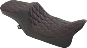 Drag Specialties Seats Seat Pred Iii Ddia Red Vn SEATS-FOR HARLEY DRESSER/TOURI Drag Specialties