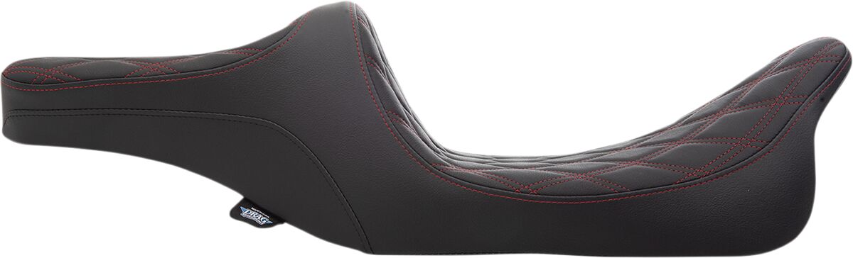Drag Specialties Seats Seat Pred Iii Ddia Red Vn SEATS-FOR HARLEY DRESSER/TOURI Drag Specialties