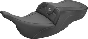 Roadsofa CF Without Driver's Backrest Seat - 99-07 Touring FLHT/FLTR (Except FLHX) Seat Saddlemen