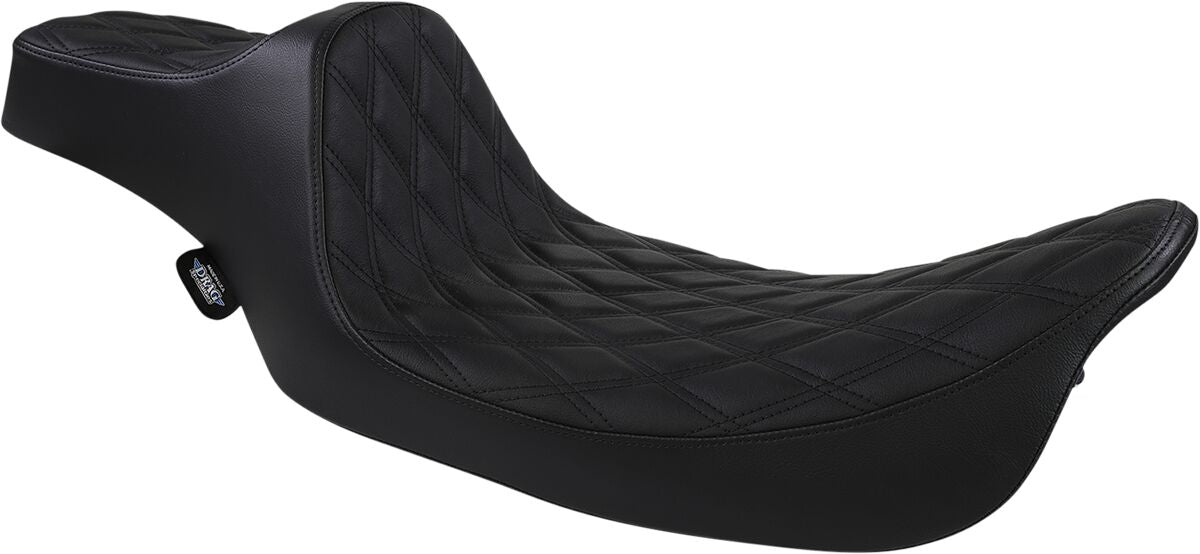 Drag Specialties Seats Seat Pred 3 Ex Rch Dd Blk SEATS-FOR HARLEY DRESSER/TOURI Drag Specialties
