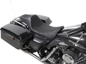 Drag Specialties Seats Seat Pred 3 Ex Rch Dd Blk SEATS-FOR HARLEY DRESSER/TOURI Drag Specialties