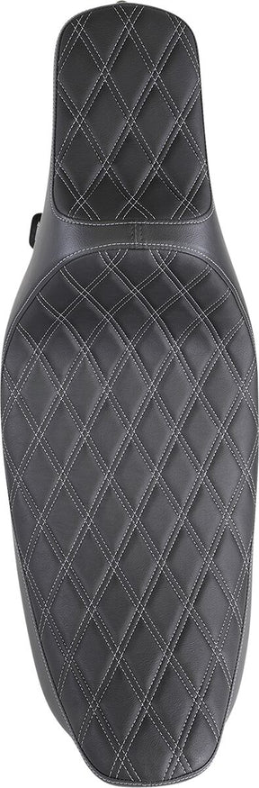 Drag Specialties Seats Seat Pred 3 Ex Rch Dd Sil SEATS-FOR HARLEY DRESSER/TOURI Drag Specialties