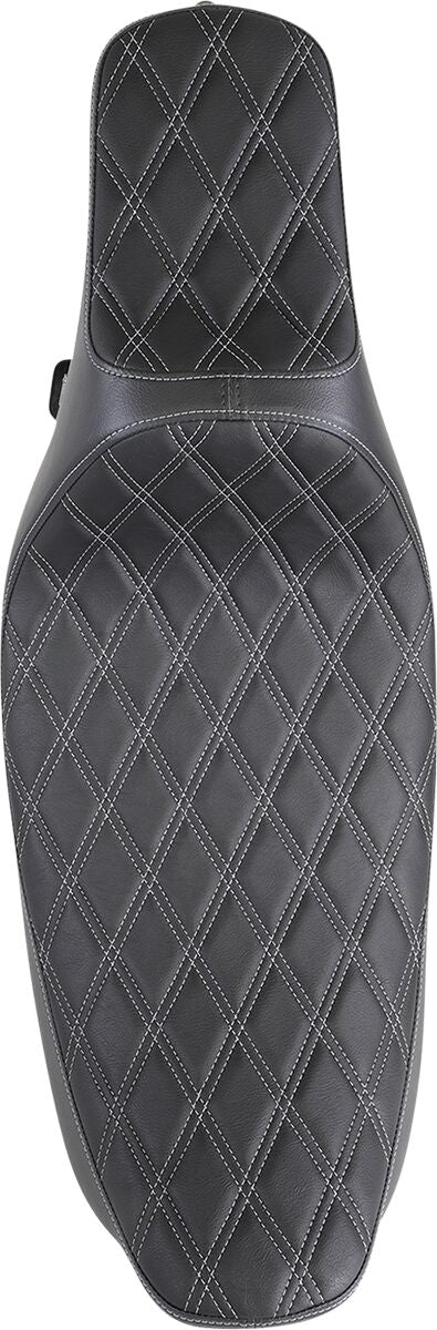Drag Specialties Seats Seat Pred 3 Ex Rch Dd Sil SEATS-FOR HARLEY DRESSER/TOURI Drag Specialties