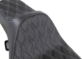 Drag Specialties Seats Seat Pred 3 Ex Rch Dd Sil SEATS-FOR HARLEY DRESSER/TOURI Drag Specialties