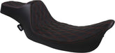 Drag Specialties Seats Seat Pred 3 Ex Rch Dd Red SEATS-FOR HARLEY DRESSER/TOURI Drag Specialties