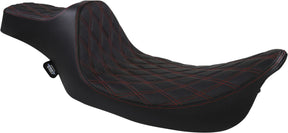 Drag Specialties Seats Seat Pred 3 Ex Rch Dd Red SEATS-FOR HARLEY DRESSER/TOURI Drag Specialties