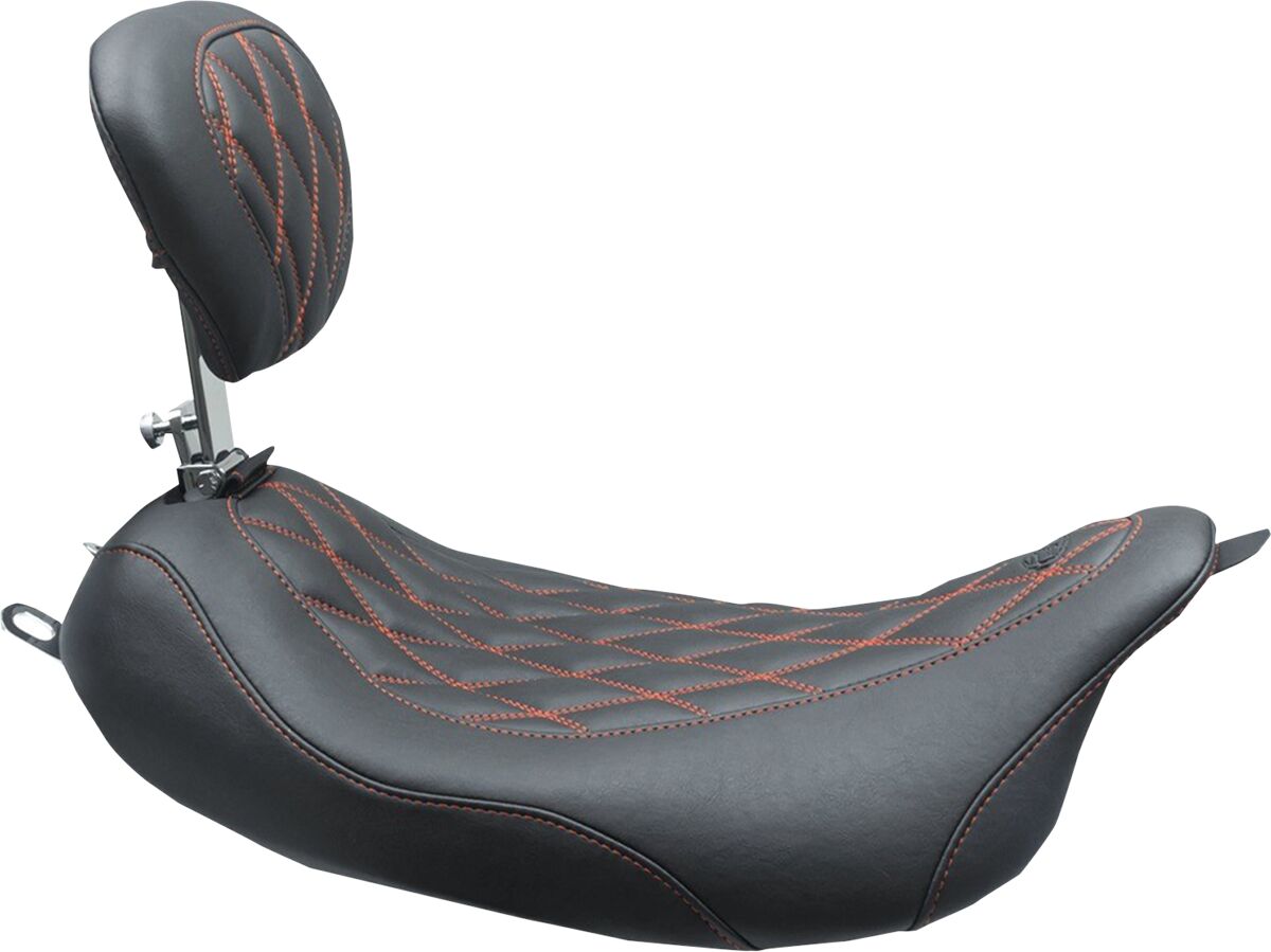 Mustang Seat Wdtrpr Dbr Dd Bl/Rd Seat Mustang
