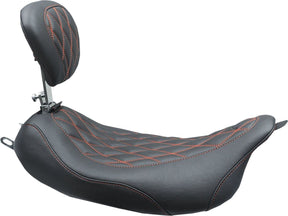 Mustang Seat Wdtrpr Dbr Dd Bl/Rd Seat Mustang